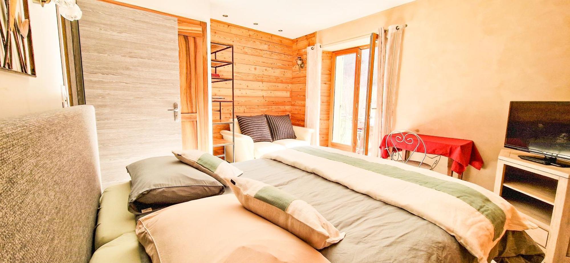 Les Clarines Perceneige - Chambre D'Hotes Vue Sur Montagne & Spa Saint-Jacques-en-Valgodemard 외부 사진